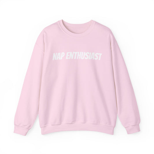 Nap Enthusiast Sweatshirt — Cozy Sleep Lover Crewneck