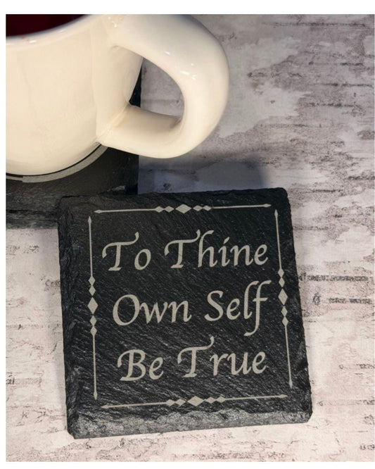 Slate Coaster | Inspirational Quote