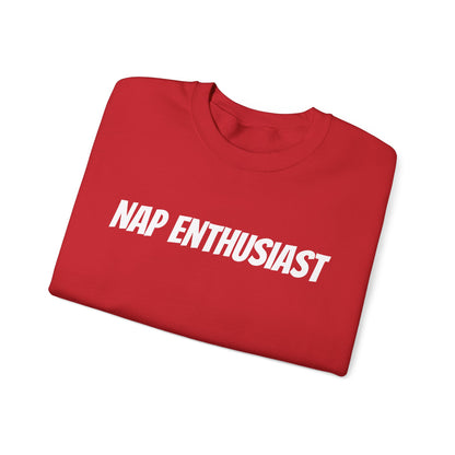 Nap Enthusiast Sweatshirt — Cozy Sleep Lover Crewneck