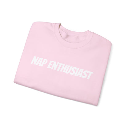Nap Enthusiast Sweatshirt — Cozy Sleep Lover Crewneck