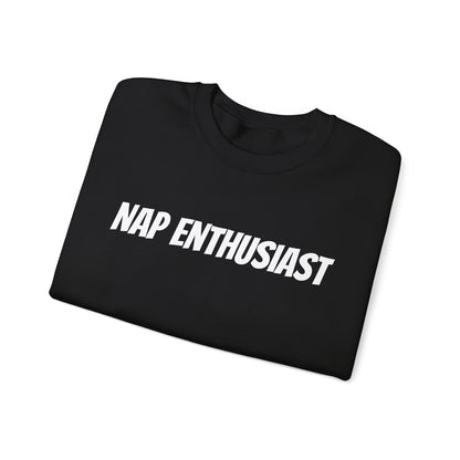 Nap Enthusiast Sweatshirt — Cozy Sleep Lover Crewneck