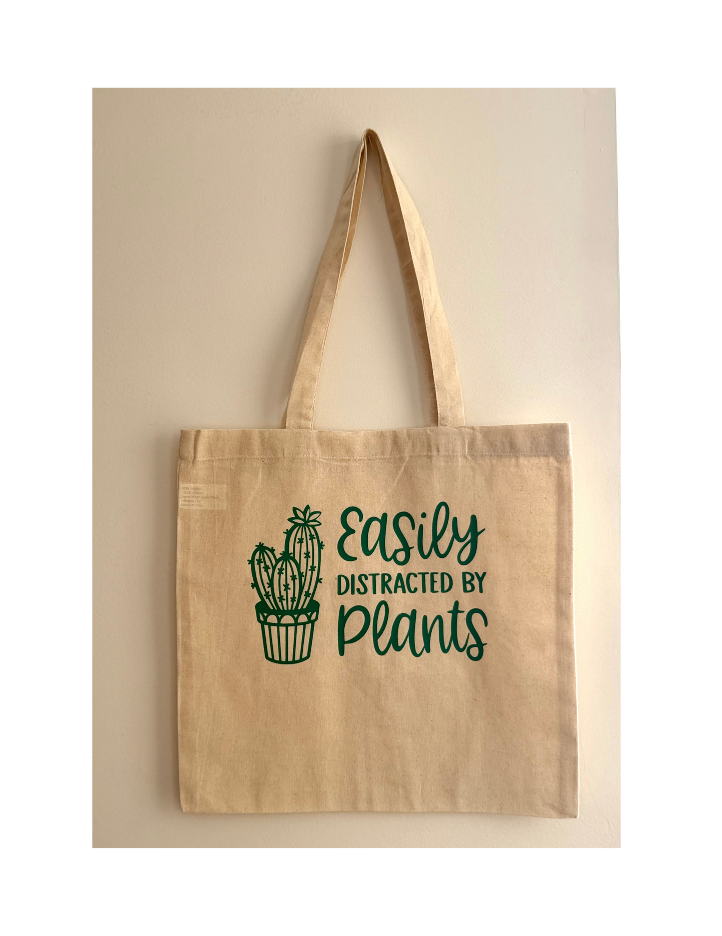 The "Easily Distracted by Plants" Everyday Tote