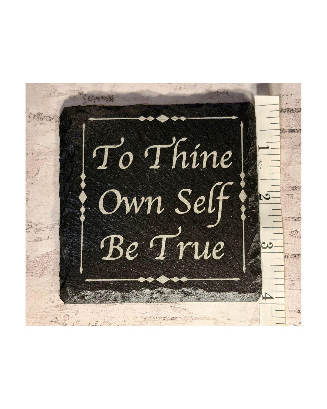 Slate Coaster | Inspirational Quote