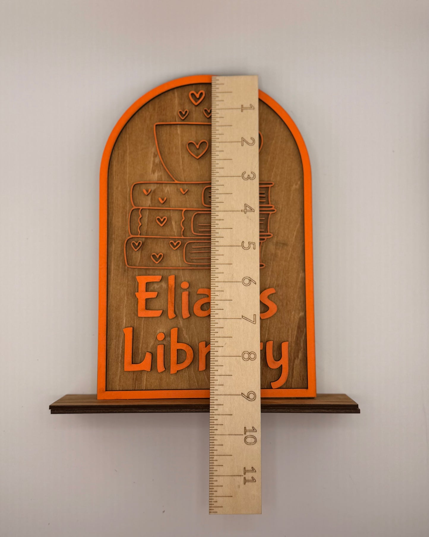 Personalized Library Sign