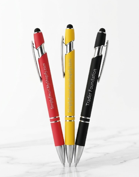 Custom Laser-Engraved Stylus Pen – Personalized 2-in-1 Premium Branded Pen