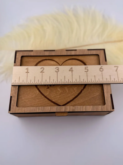 Custom Wooden Photo Puzzle with Engraved Keepsake Box