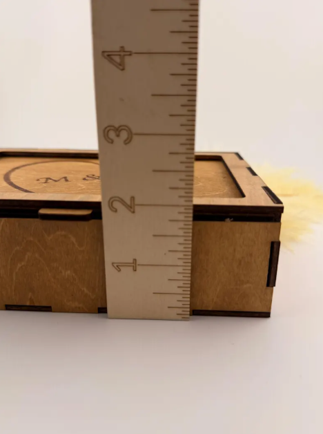Custom Wooden Photo Puzzle with Engraved Keepsake Box
