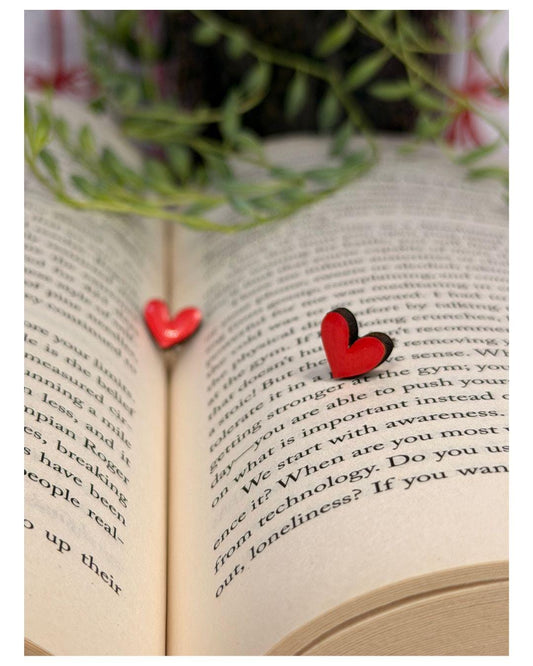 Valentine's Day Heart Stud Earrings