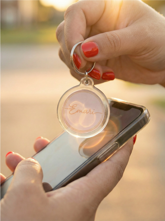 Custom NFC Smart Keychain – Digital Business Card & Instant Contact Essential